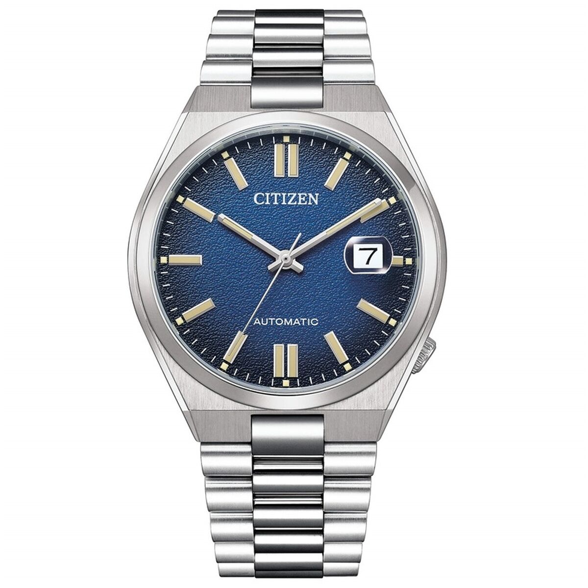 Herrenuhr Citizen TSUYOSA AUTOMATIC - BLUE Silberfarben (Ø 40 mm) - AWK Flagship