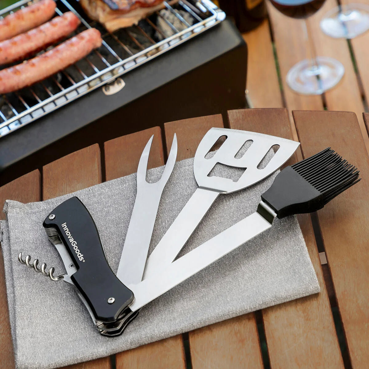 5 in 1 Grillwerkzeug-Set Bbkit