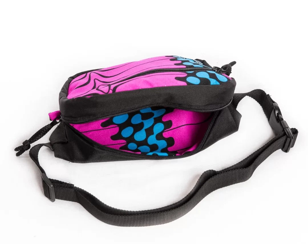 Geräumige Bauchtasche – Pink – Detailansicht 1