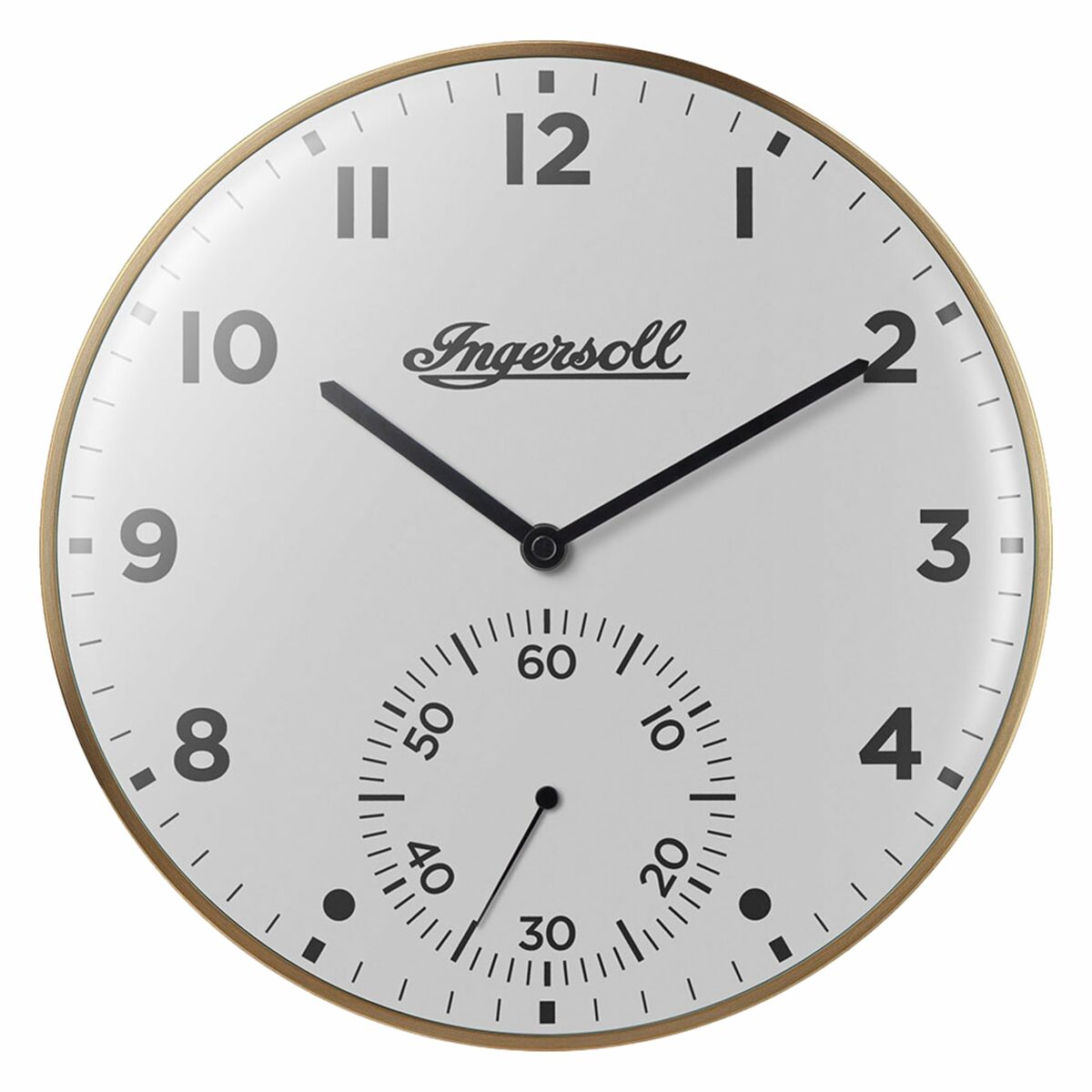 Ingersoll 1892 IC003GW Wanduhr Weiß - AWK Flagship