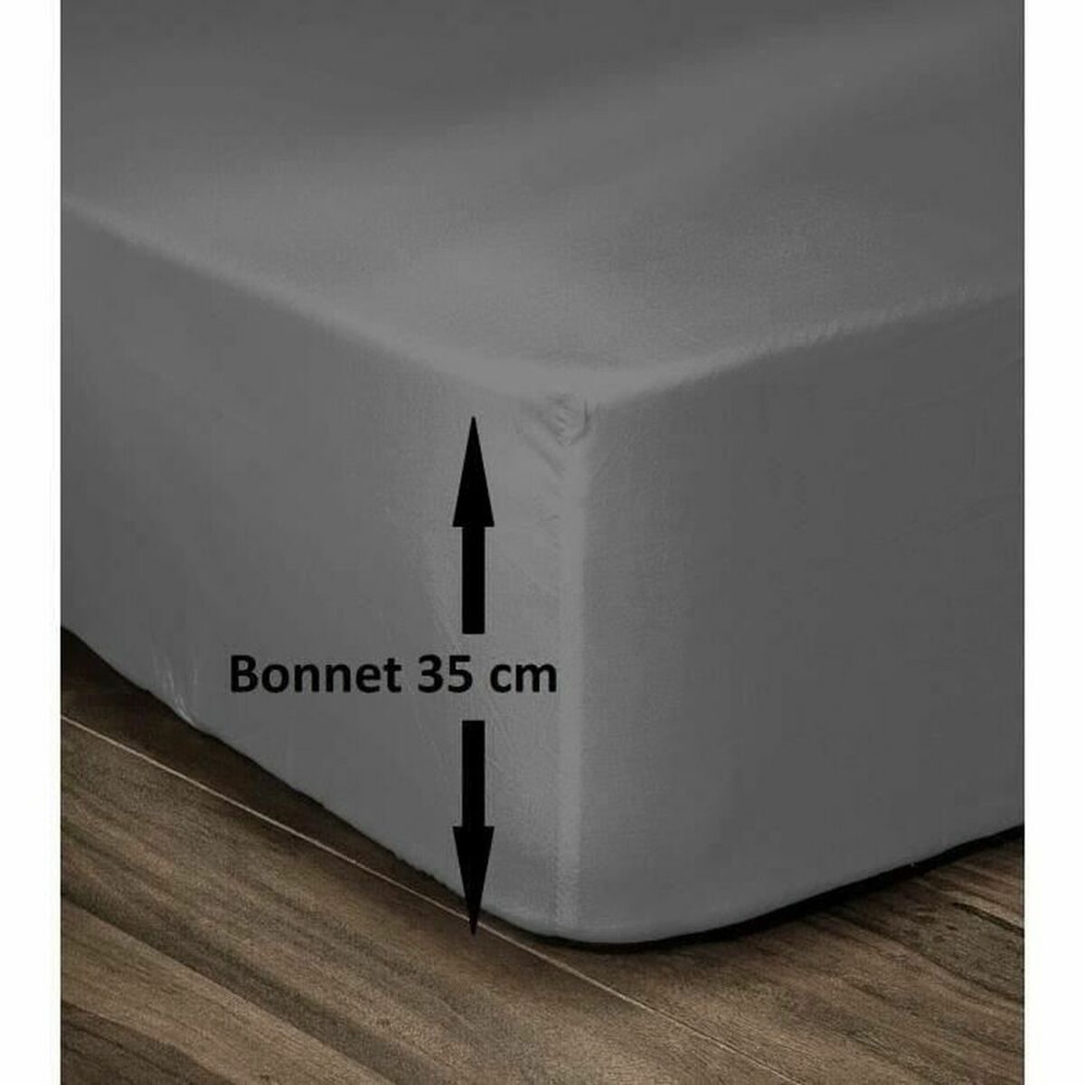 Spannbetttuch Lovely Home 180 x 200 Dunkelgrau 180 x 200 cm (Doppelbett) - AWK Flagship