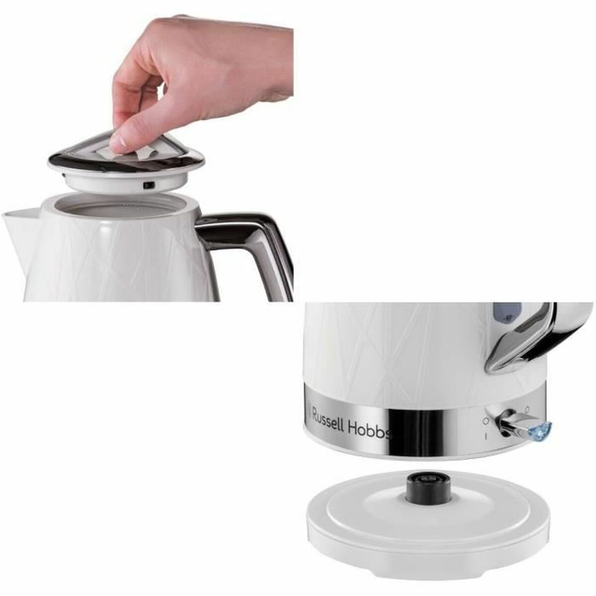 Wasserkocher Russell Hobbs 28080-70 Weiß 2400 W 1,7 L - AWK Flagship