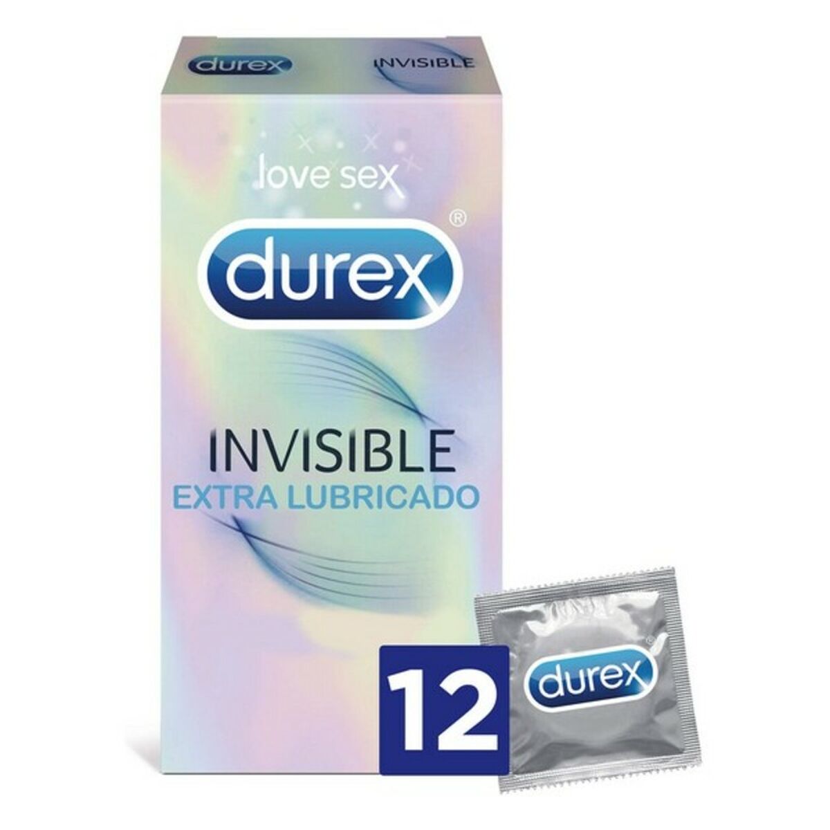 Invisible Extra Lubricated hauchdünne Kondome mit Gleitmittelbeschichtung Durex Invisible (12 Stk.) - AWK Flagship