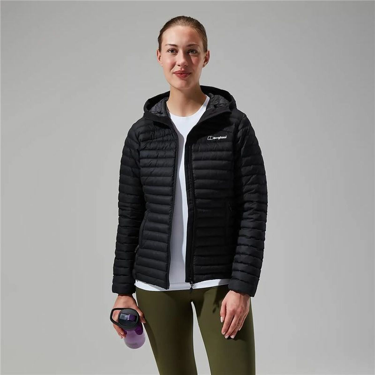 Sportjacke für Frauen Berghaus Nula Micro Schwarz - AWK Flagship