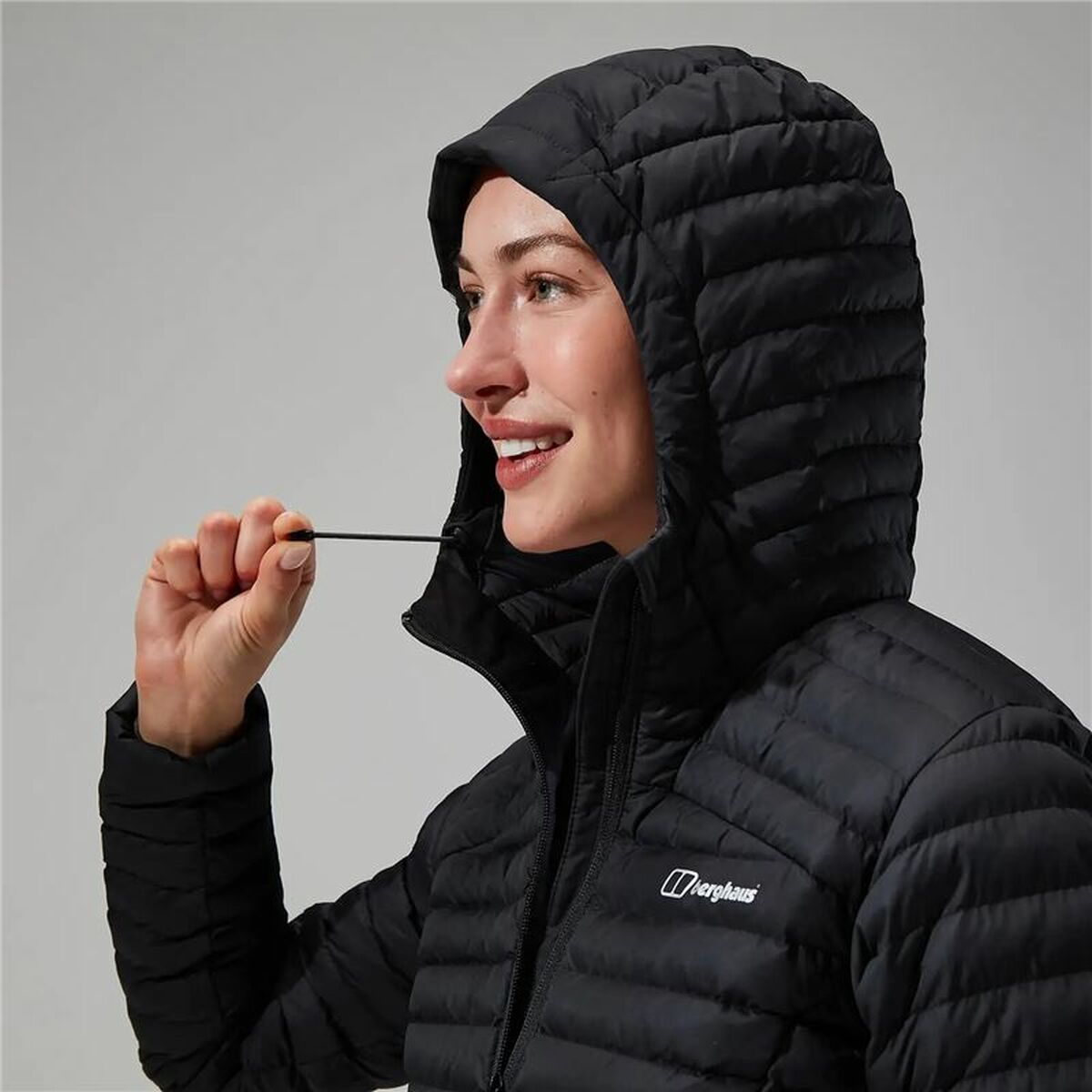 Sportjacke für Frauen Berghaus Nula Micro Schwarz - AWK Flagship