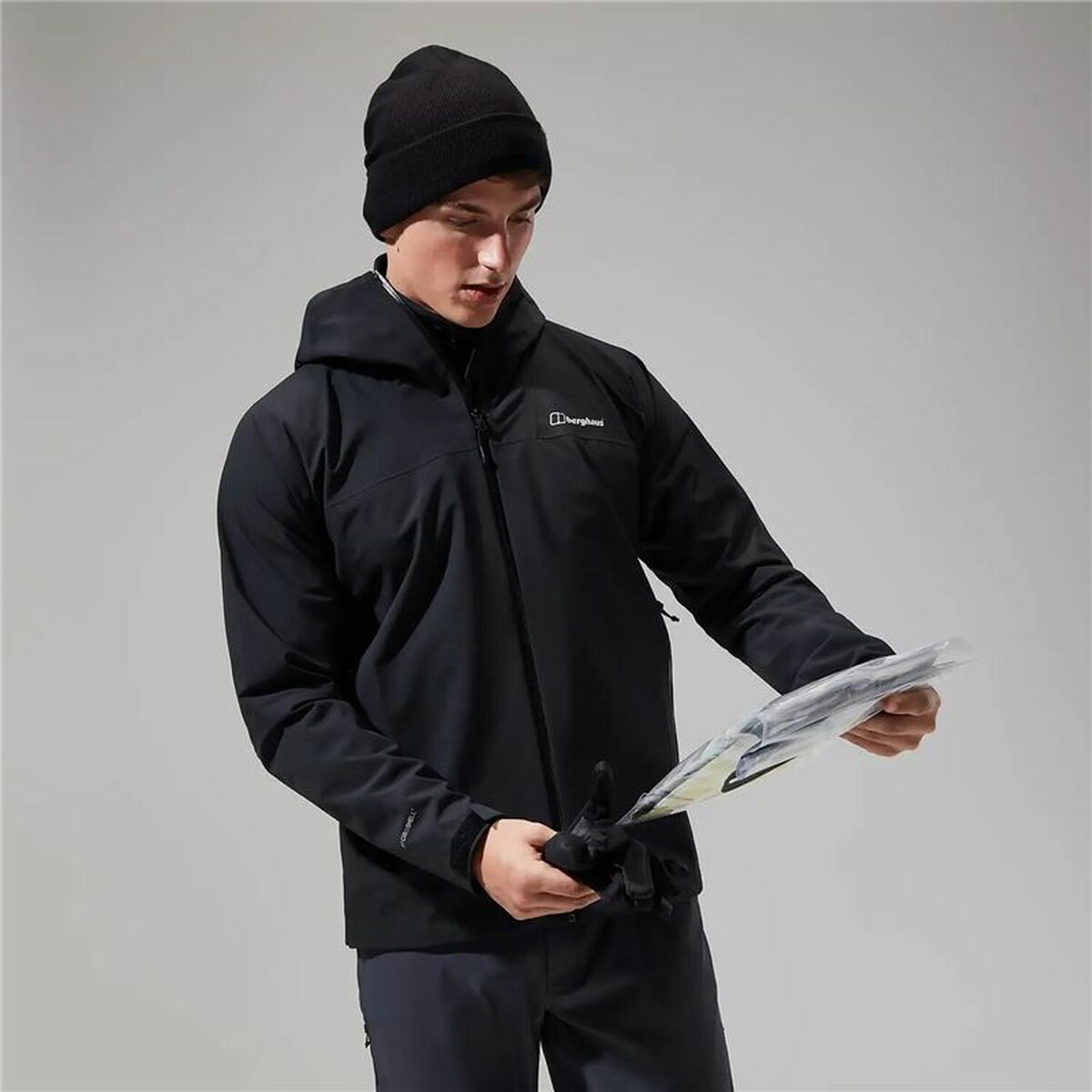 Sportjacke für Herren Berghaus Kember Vented Schwarz - AWK Flagship