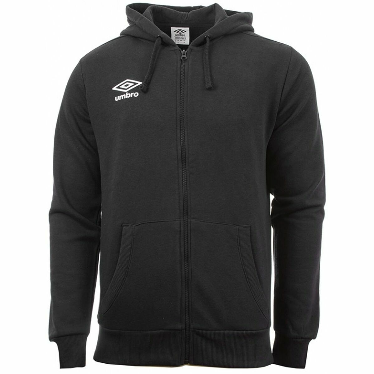 Herren Sweater mit Kapuze Umbro THROUGH SMALL LOGO Schwarz - AWK Flagship