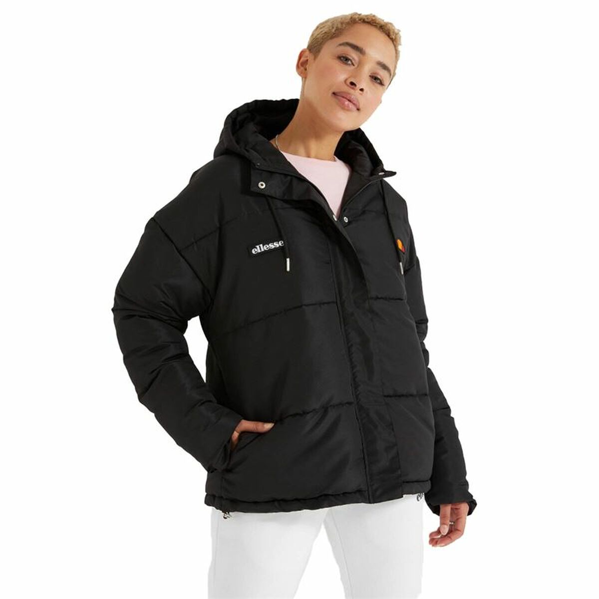 Sportjacke für Frauen Ellesse Pejo Schwarz - AWK Flagship