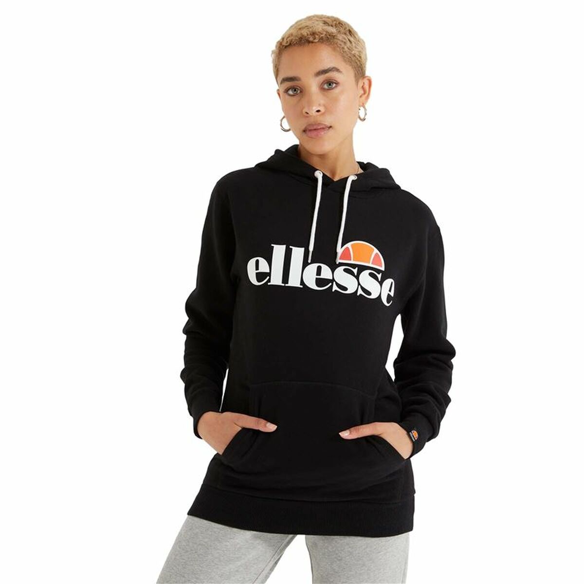 Damen Sweater mit Kapuze Ellesse Torices Schwarz - AWK Flagship