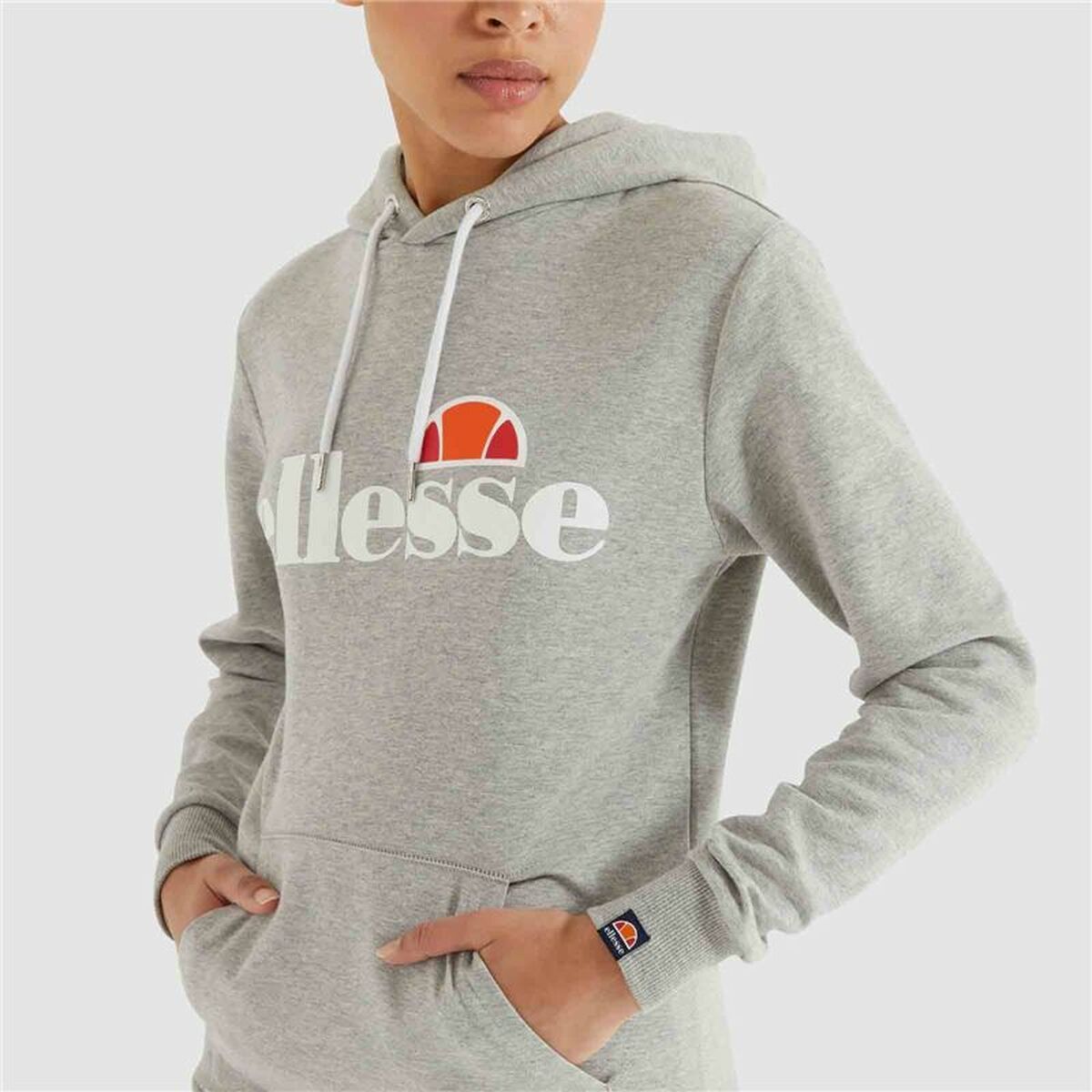 Damen Sweater mit Kapuze Ellesse Torices  Hellgrau - AWK Flagship