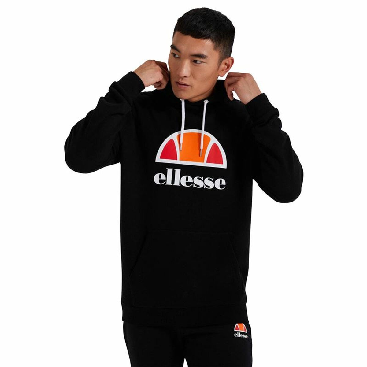 Herren Sweater mit Kapuze Ellesse Dahryl Schwarz - AWK Flagship