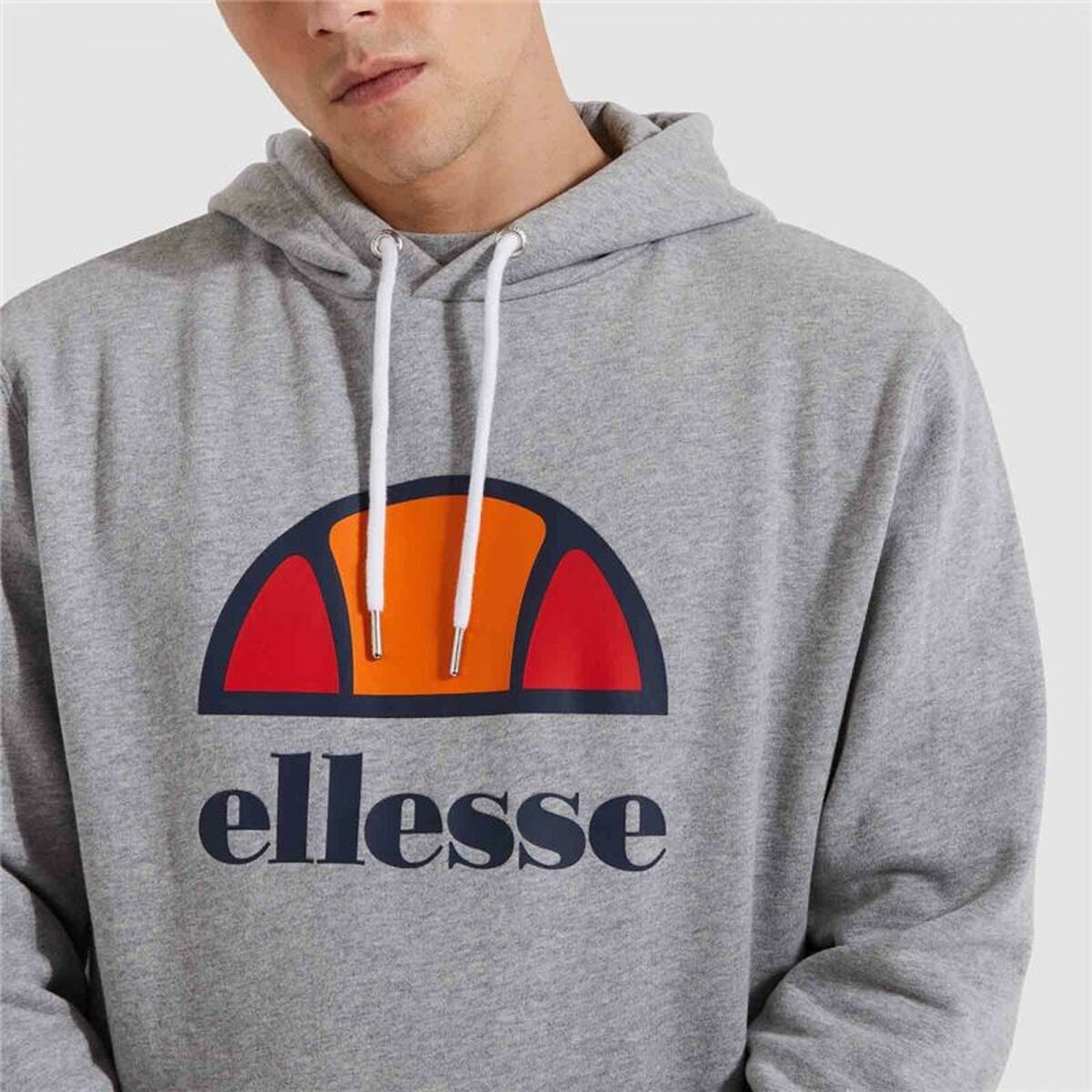 Herren Sweater mit Kapuze Ellesse Dahryl OH Hellgrau - AWK Flagship