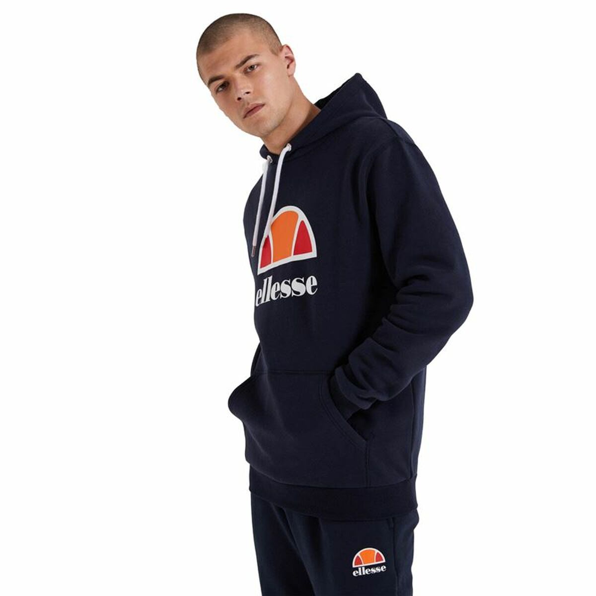 Herren Sweater mit Kapuze Ellesse Dahryl OH Dunkelblau - AWK Flagship