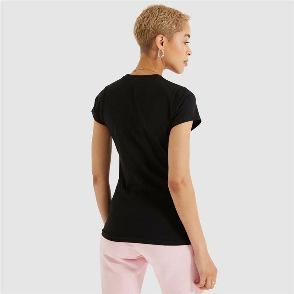 Damen Kurzarm-T-Shirt Ellesse Hayes Schwarz - AWK Flagship