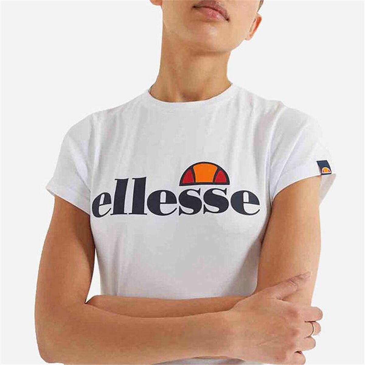 Damen Kurzarm-T-Shirt Ellesse Hayes Weiß - AWK Flagship