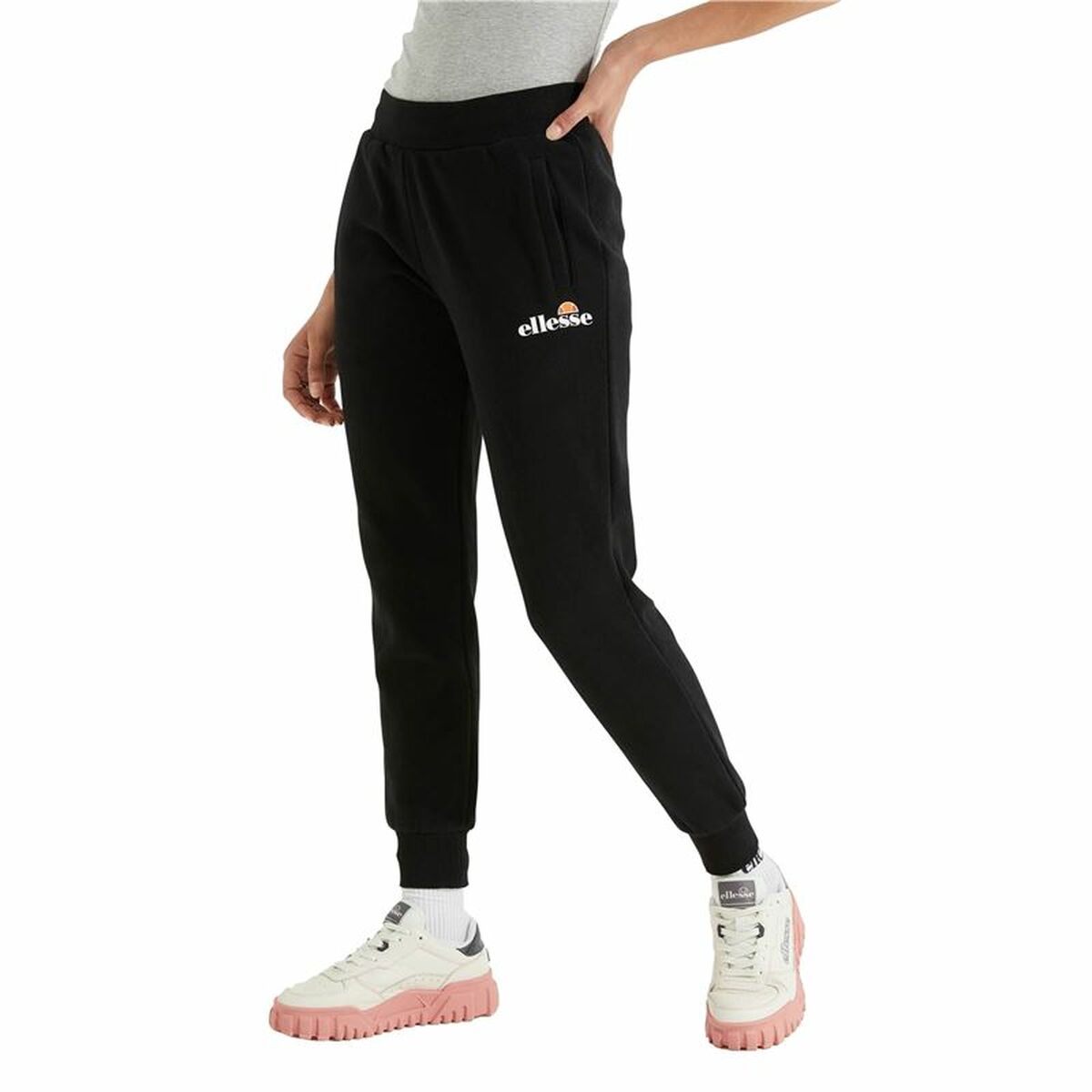 Lange Sporthose Ellesse Hallouli Schwarz Damen - AWK Flagship