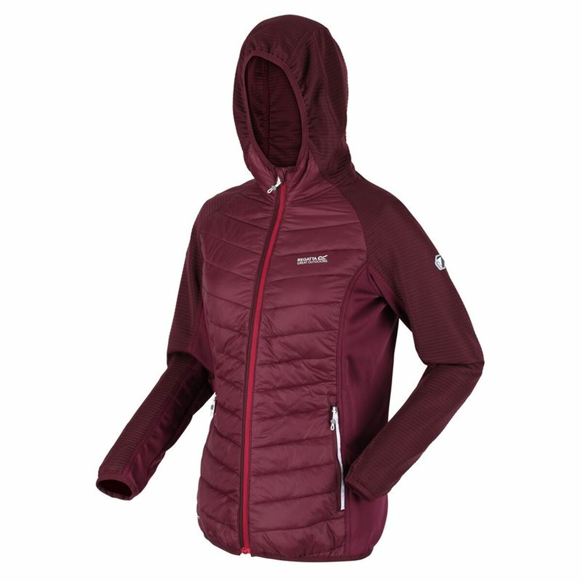 Sportjacke für Frauen Regatta Andreson VI Hybrid Dunkelrot - AWK Flagship