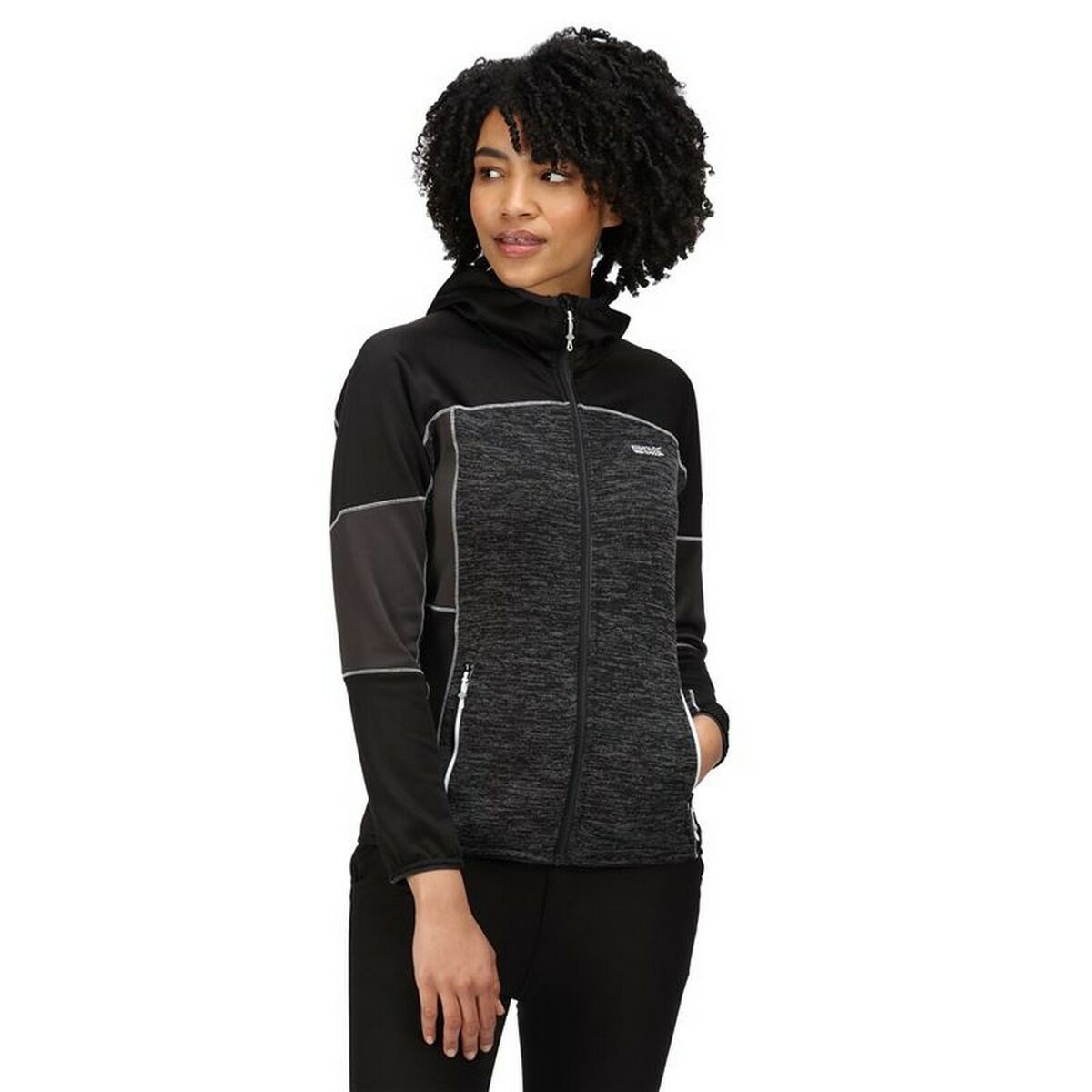 Sportjacke für Frauen Regatta Walbury II Full Zip Schwarz - AWK Flagship