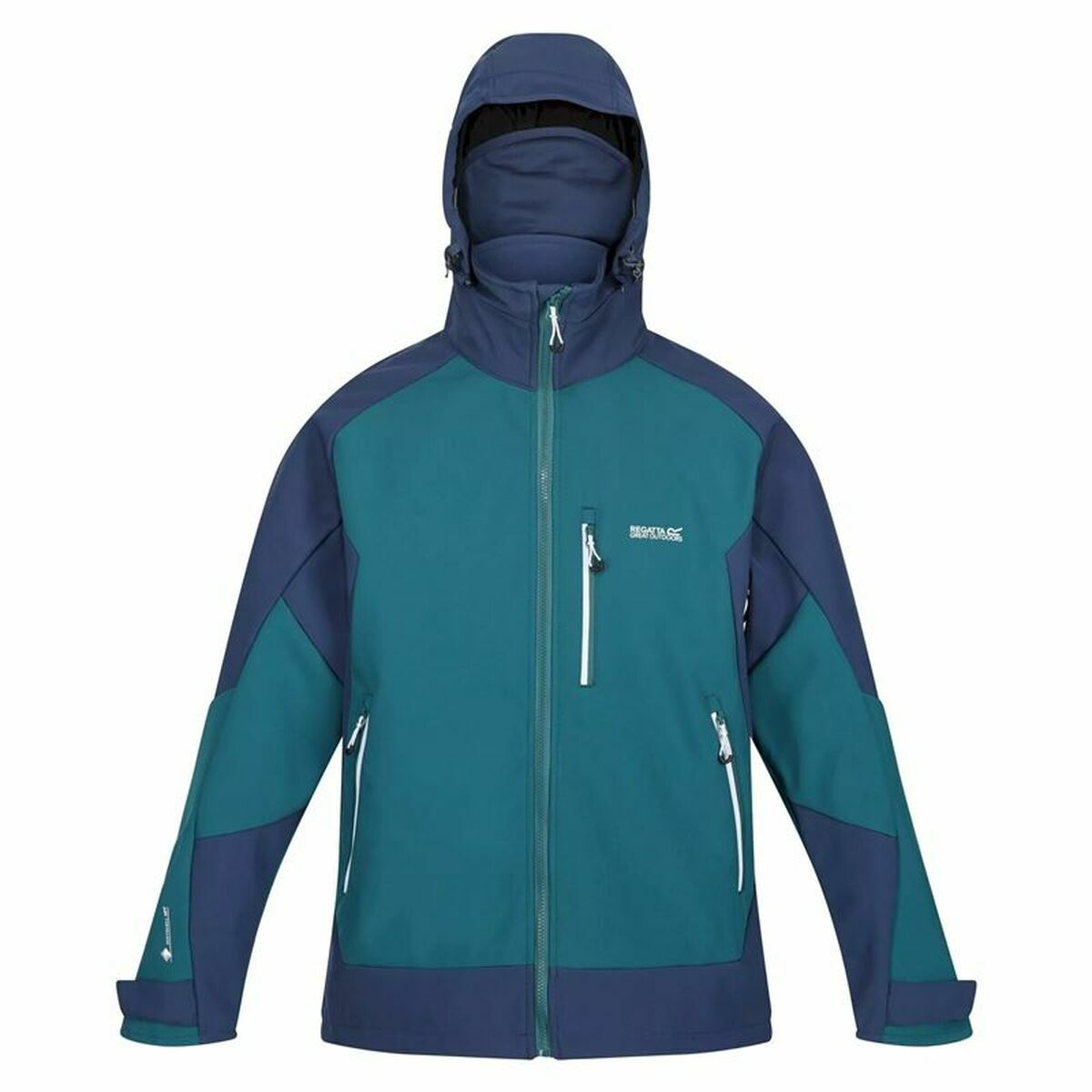 Sportjacke für Herren Regatta Hewitts VII Blau grün Kapuze - AWK Flagship