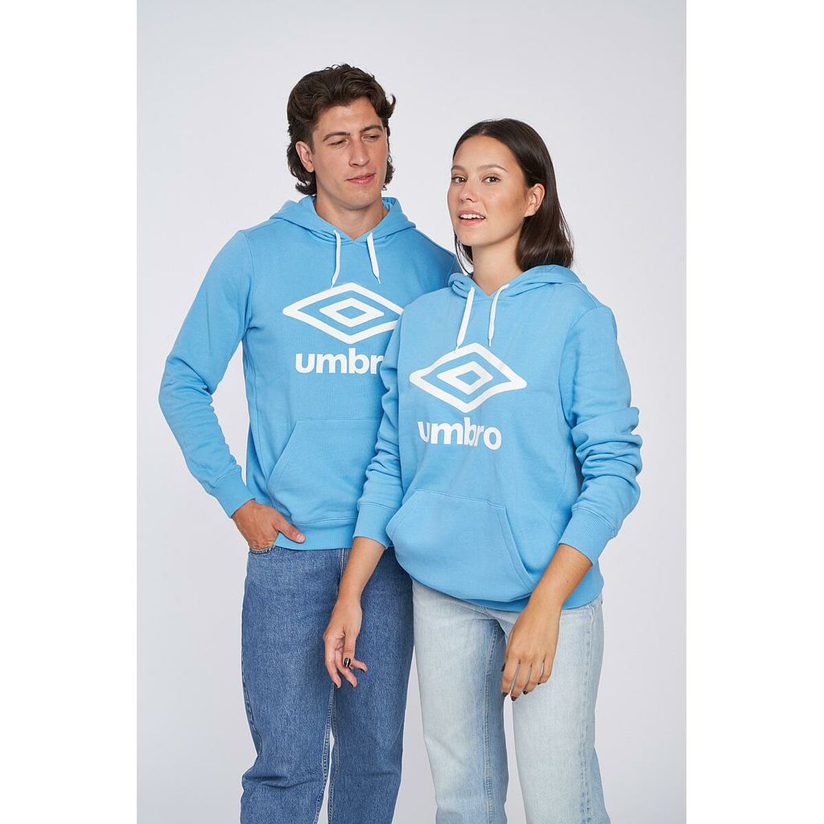 Herren Sweater mit Kapuze Umbro LOGO 65835U LBY Blau - AWK Flagship