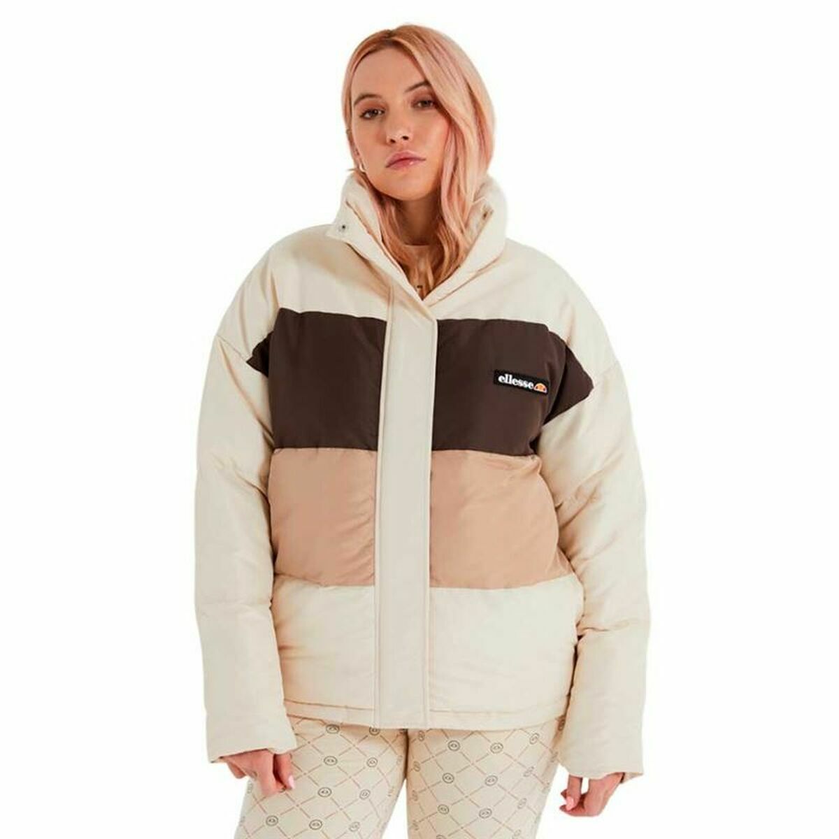 Jacke Ellesse Rosalena Beige Hellbraun Damen Unisex - AWK Flagship