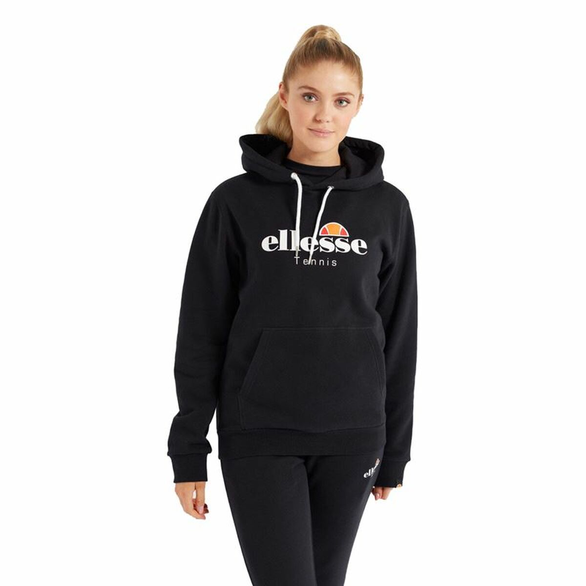 Damen Sweater mit Kapuze Ellesse Ascellare Schwarz - AWK Flagship