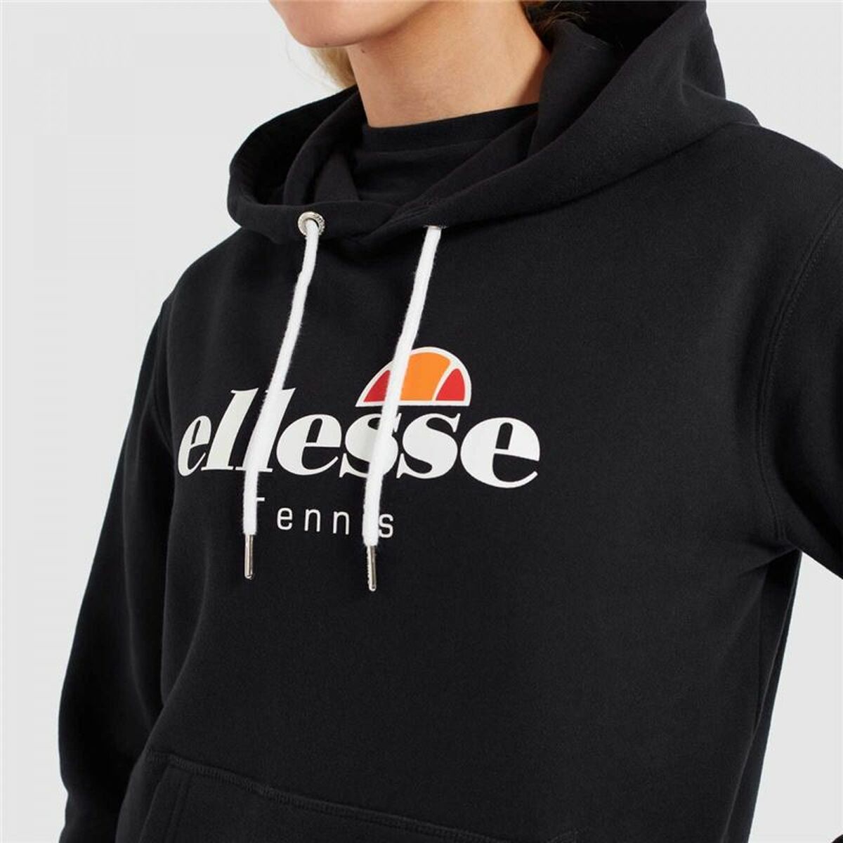 Damen Sweater mit Kapuze Ellesse Ascellare Schwarz - AWK Flagship