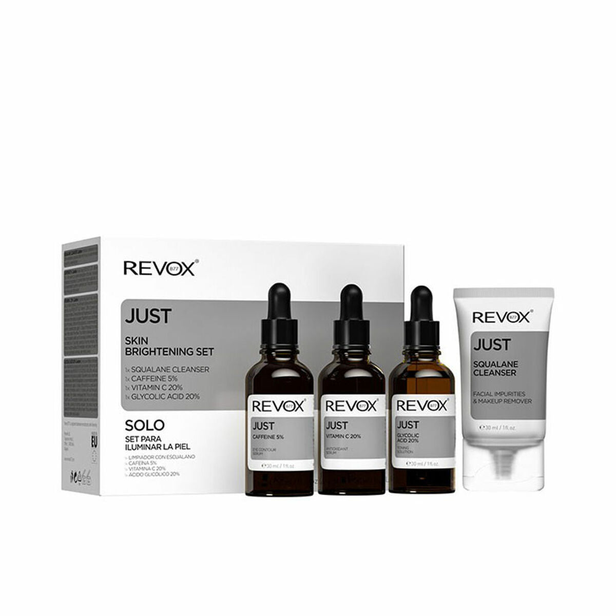 Unisex-Kosmetik-Set Revox B77 Just Skin Brightening 4 Stücke - AWK Flagship