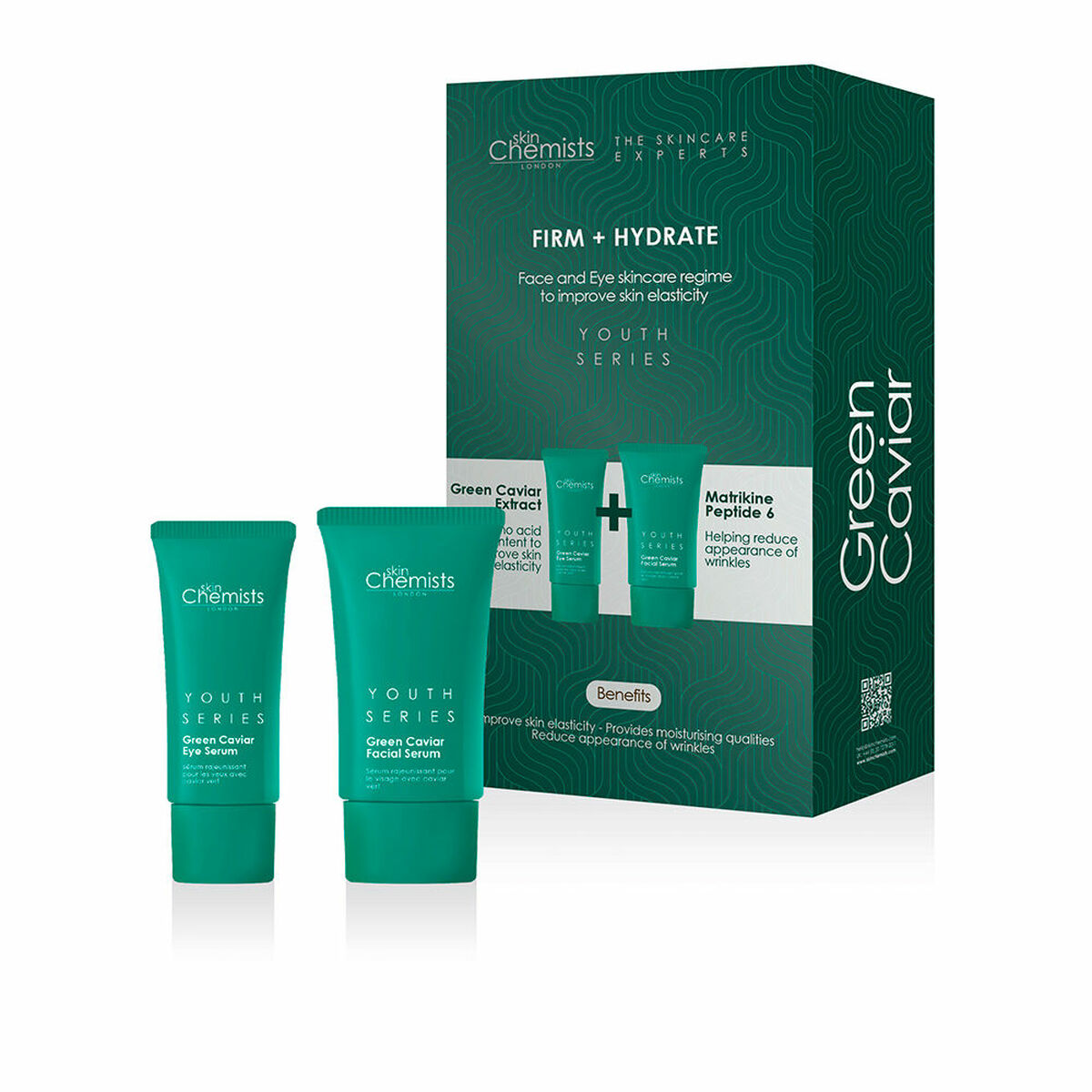 Set mit Damenkosmetik Skin Chemists Green Caviar 2 Stücke - AWK Flagship