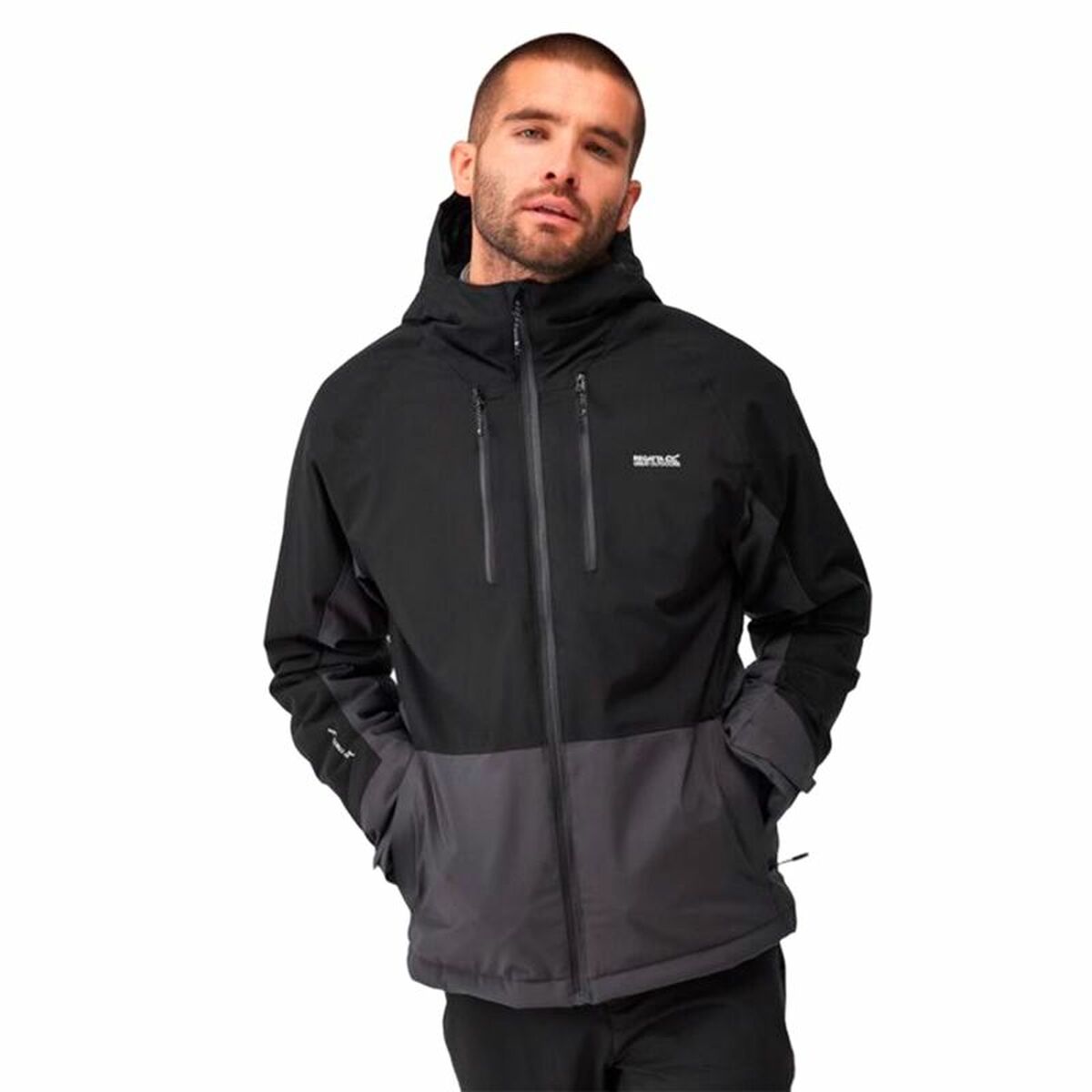 Wasserdichte Jacke für Männer Regatta Highton Stretch III Schwarz - AWK Flagship