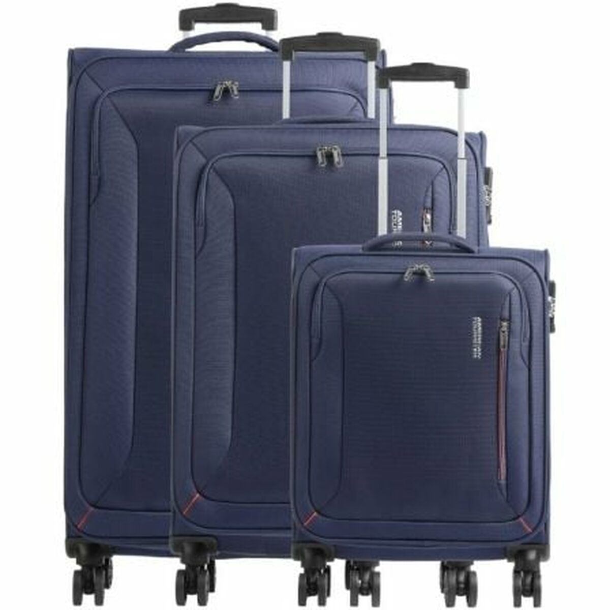 Kofferset American Tourister Sea Seeker Hyperspeed Blau 75 L 38 L 108 L - AWK Flagship