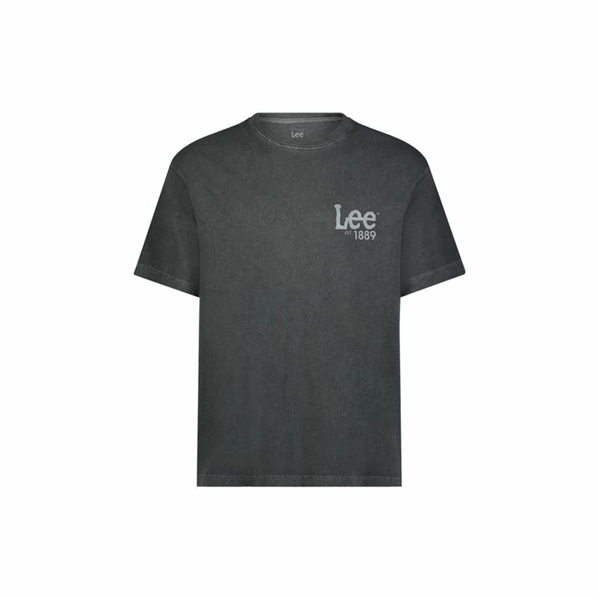 Herren Kurzarm-T-Shirt Lee Loose Logo Schwarz - AWK Flagship