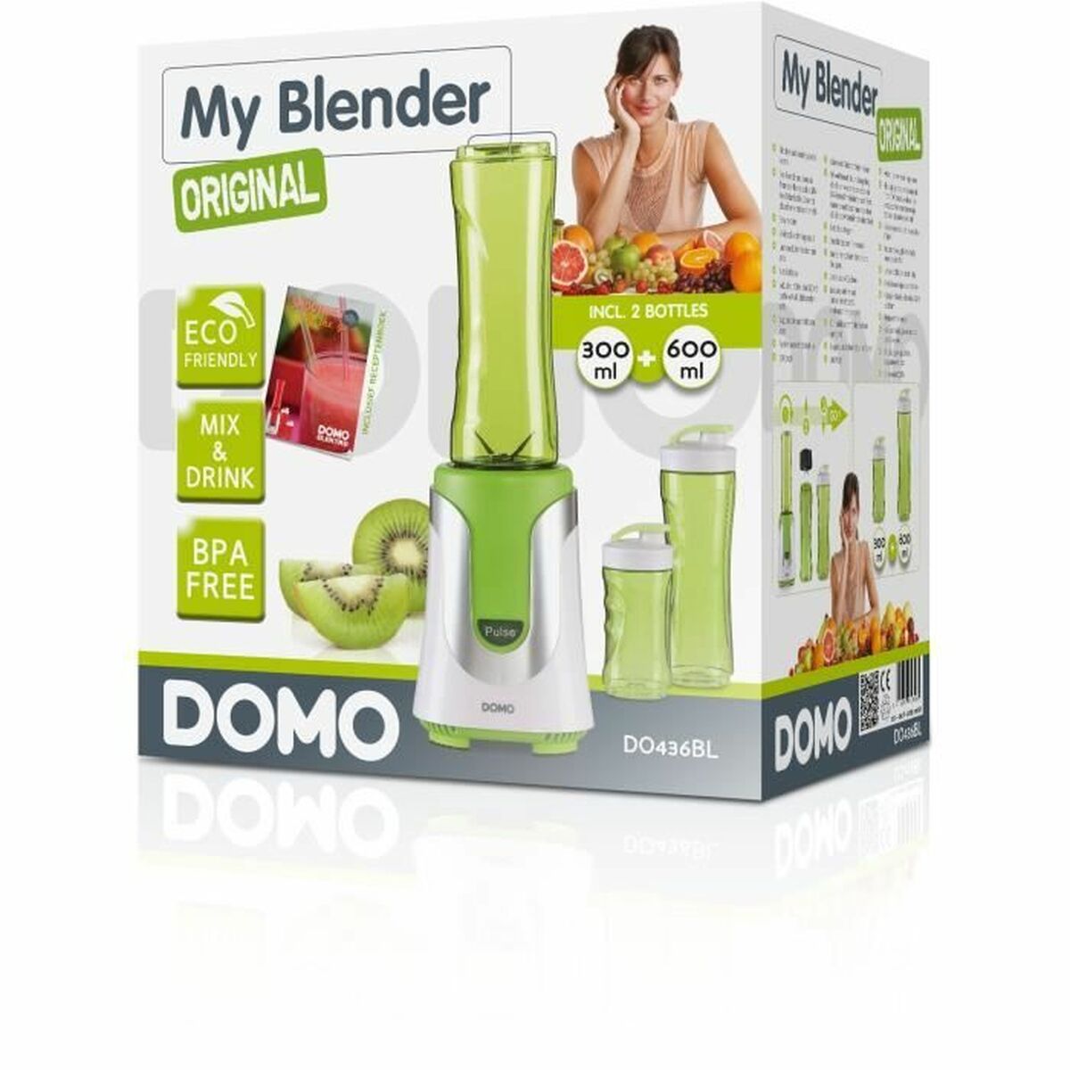 Standmixer DOMO DO436BL grün 600 ml - AWK Flagship