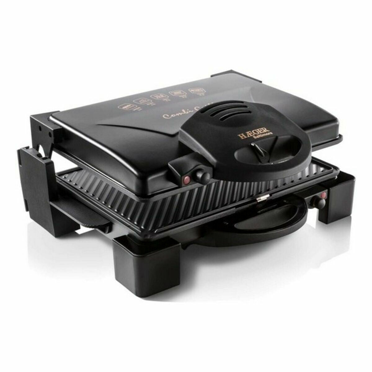 Grill Haeger GR-190.008A 1900W Schwarz Edelstahl - AWK Flagship