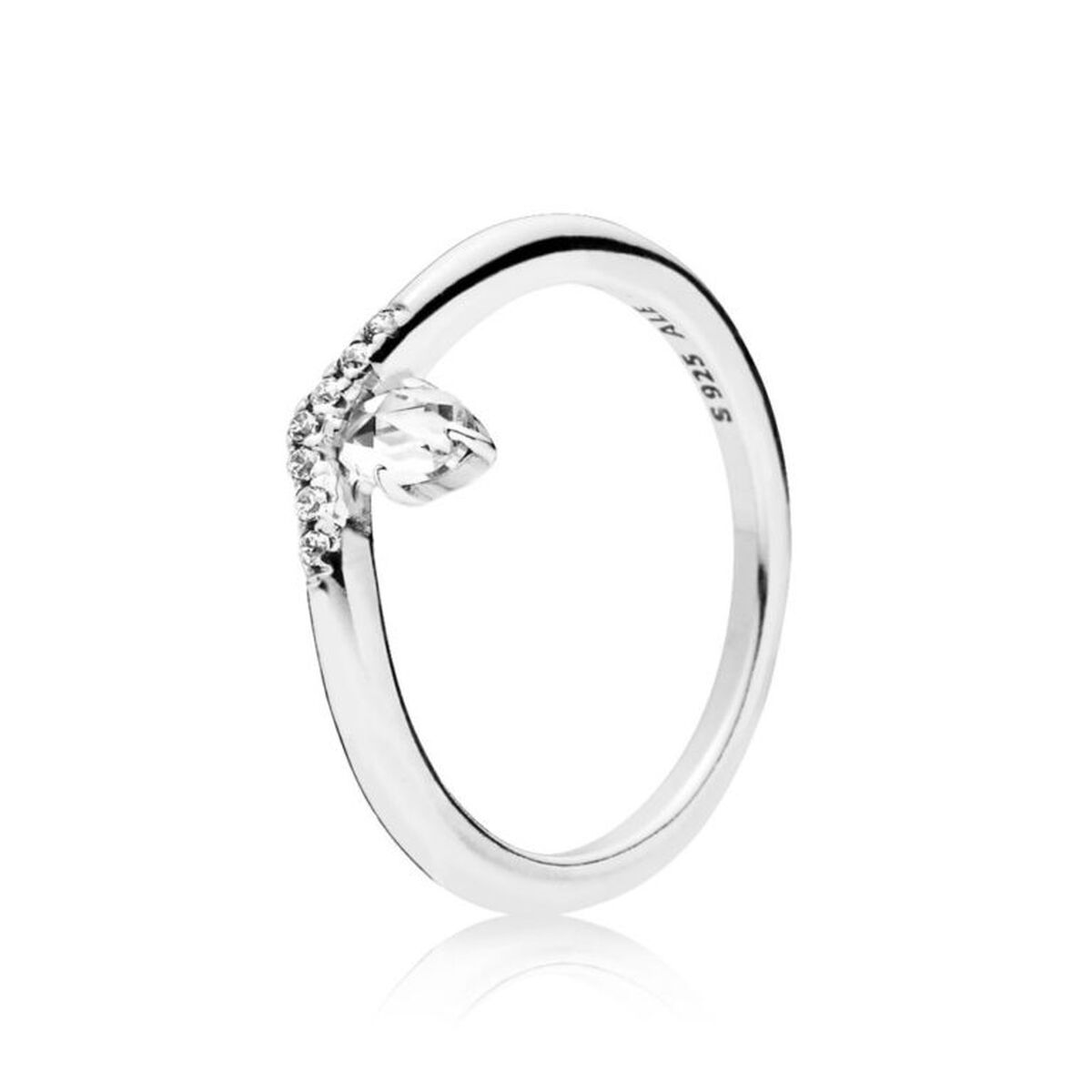 Damenring Pandora WISHBONE SILVER - SIZE 50 - AWK Flagship