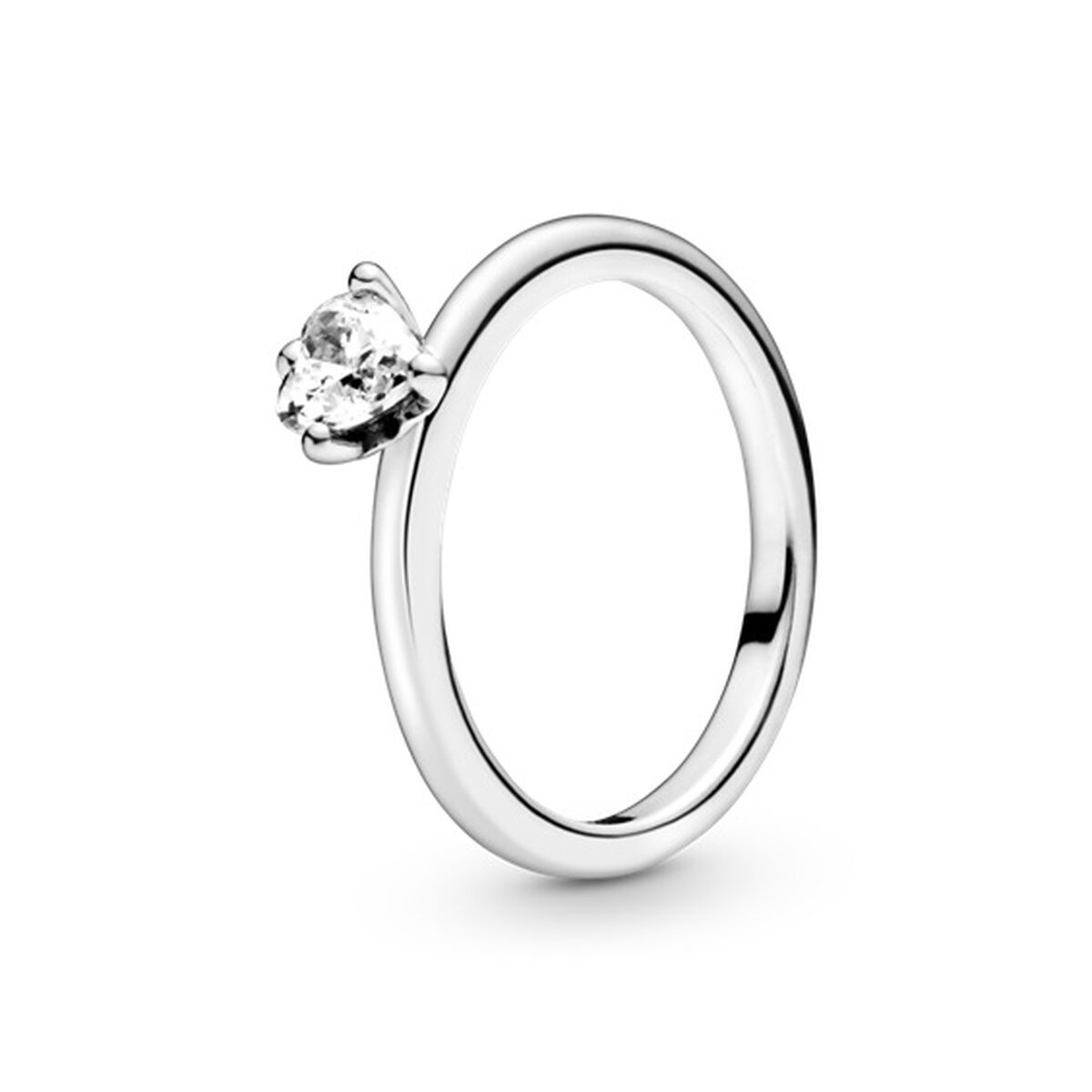 Damenring Pandora CLEAR HEART SOLITAIRE - RING - SIZE 48 - AWK Flagship