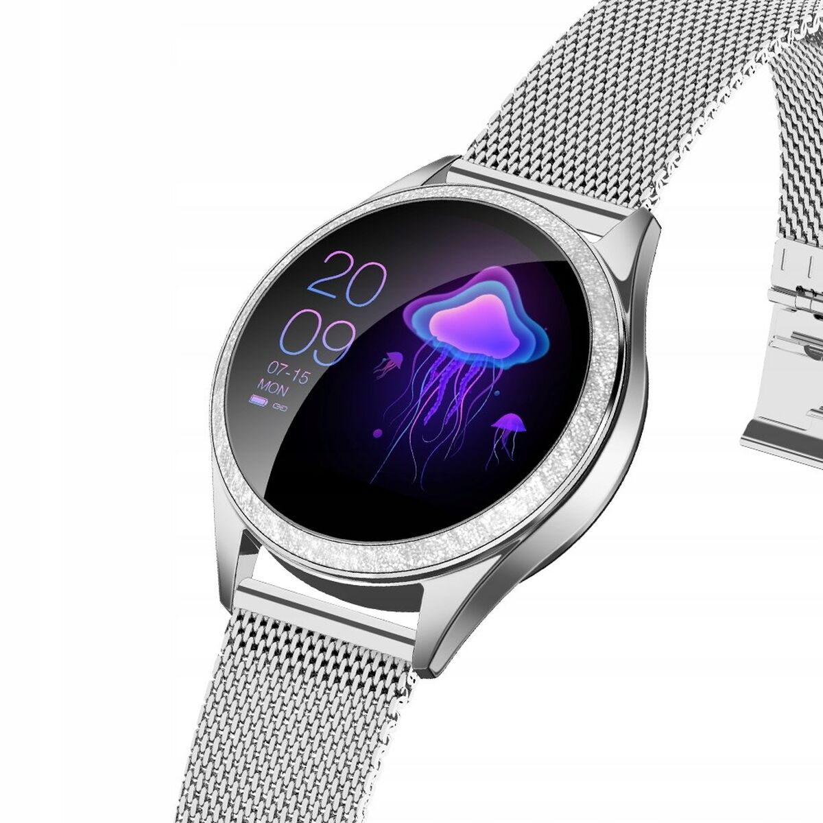 Smartwatch Oromed Smart Crystal Silberfarben 1,04" - AWK Flagship