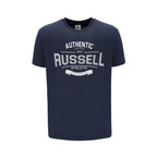 Herren Kurzarm T Shirt Russell Athletic Dunkelblau - Sport & Freizeit