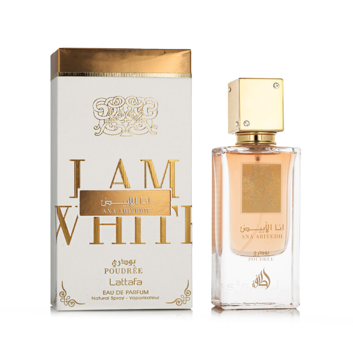 Unisex-Parfüm Lattafa EDP Ana Abiyedh Poudrée 60 ml - AWK Flagship