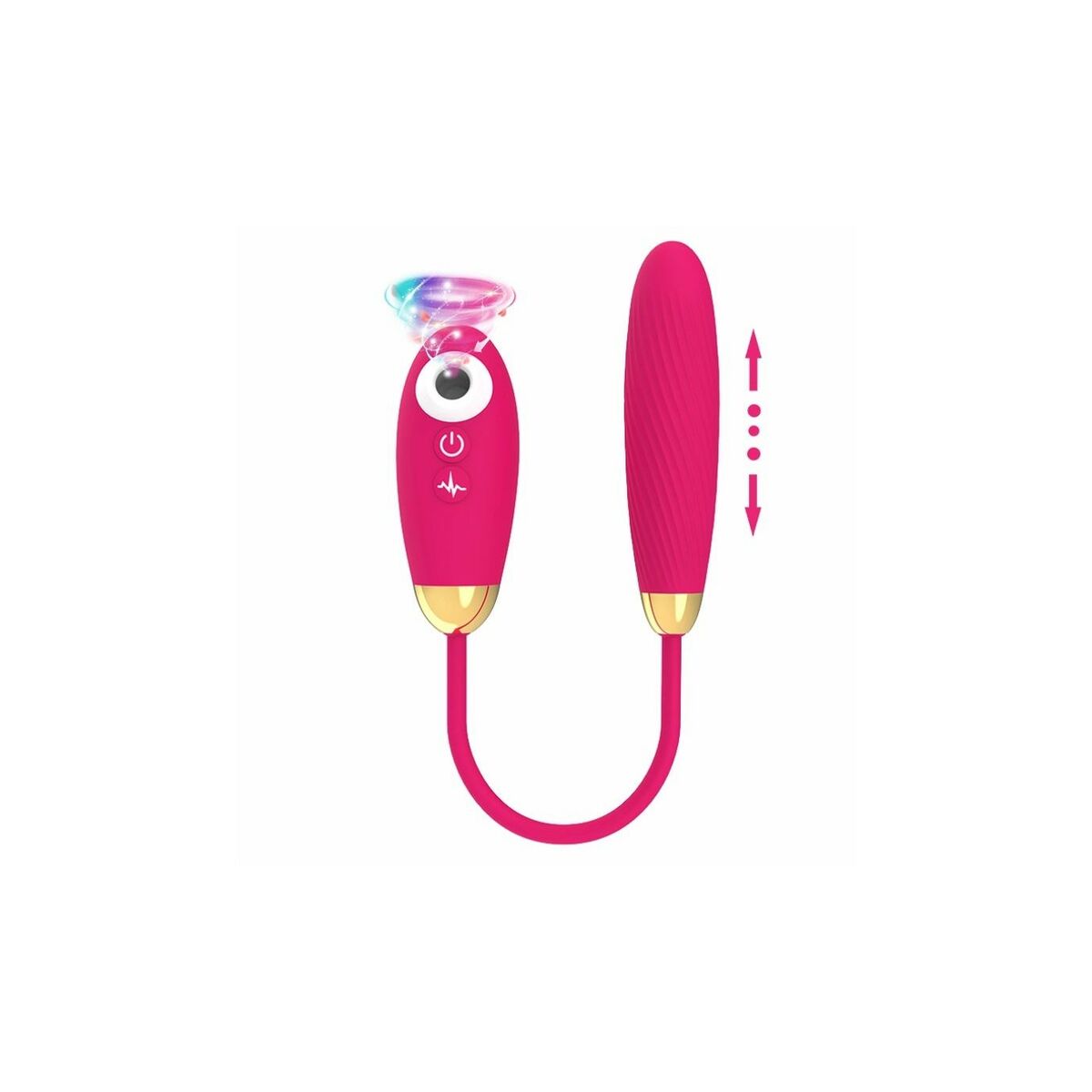 Dual Stimulationsvibrator VSCNOVELTY Rosa - AWK Flagship