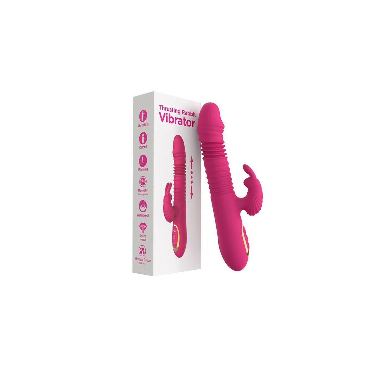 Rabbit Vibrator VSCNOVELTY Rosa - AWK Flagship