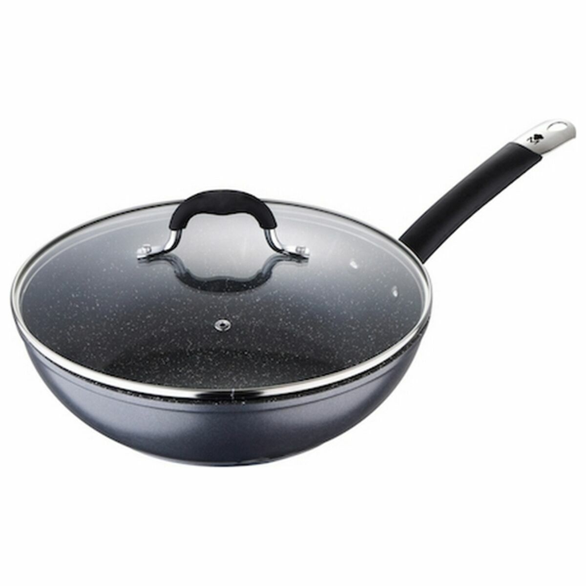 Wok Pfanne Masterpro Grau Aluminium Geschmiedetes Aluminium (Ø 28 cm) - AWK Flagship