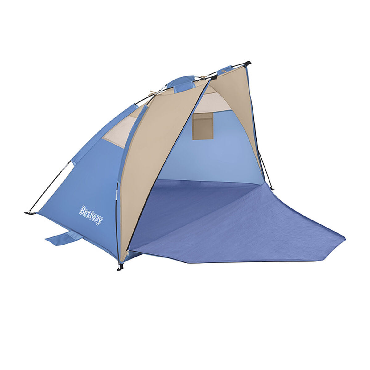 Blaues Bestway Strandzelt für zwei Personen