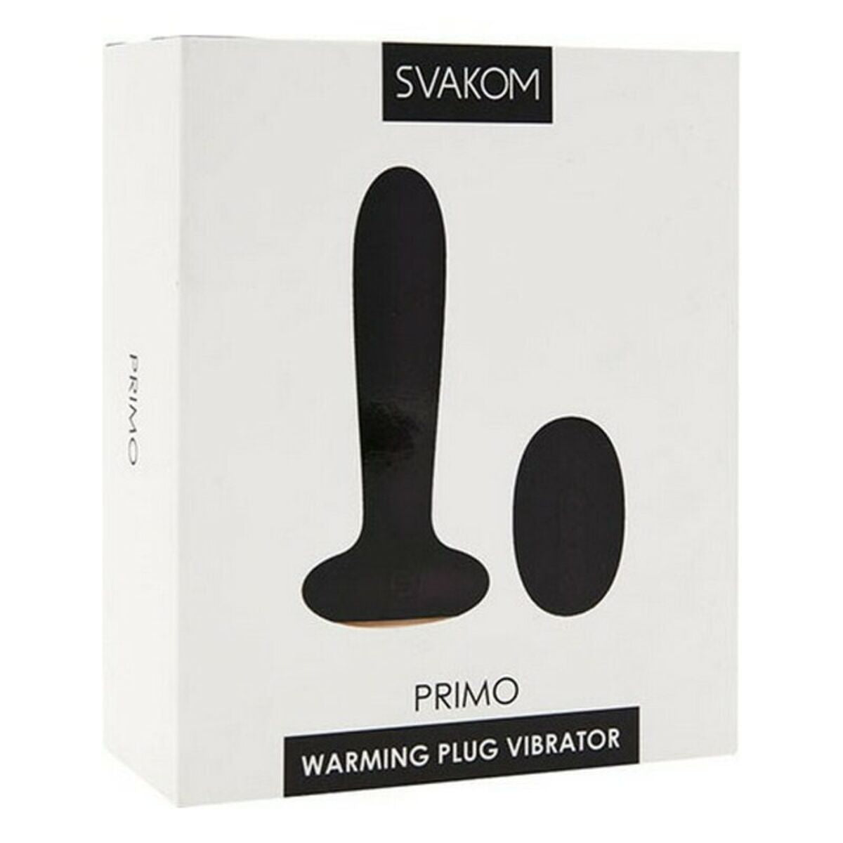 Primo Heating Butt Plug Schwarz Svakom NS7145 Schwarz - AWK Flagship