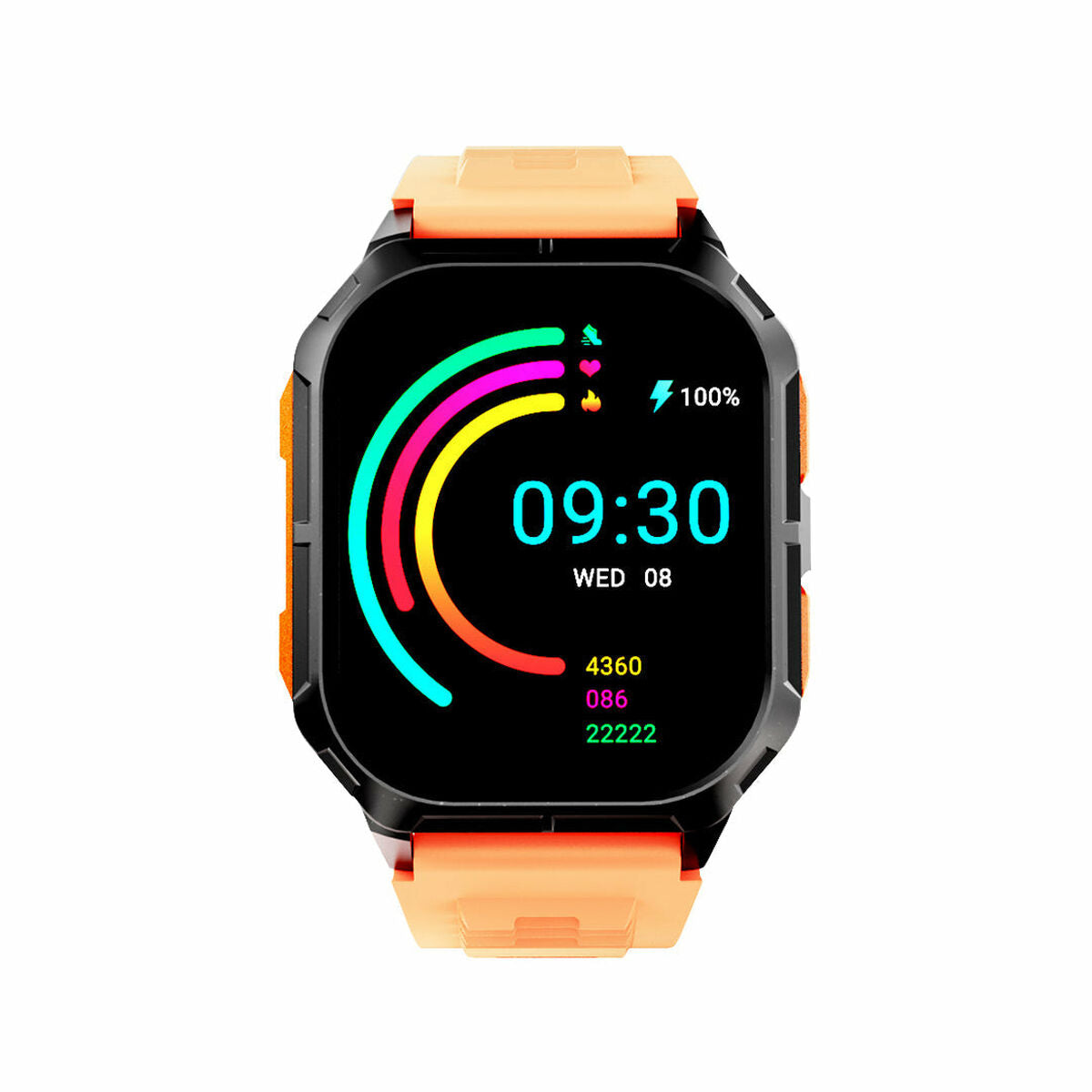 Smartwatch ULTRA 3 41 mm Schwarz Orange - AWK Flagship