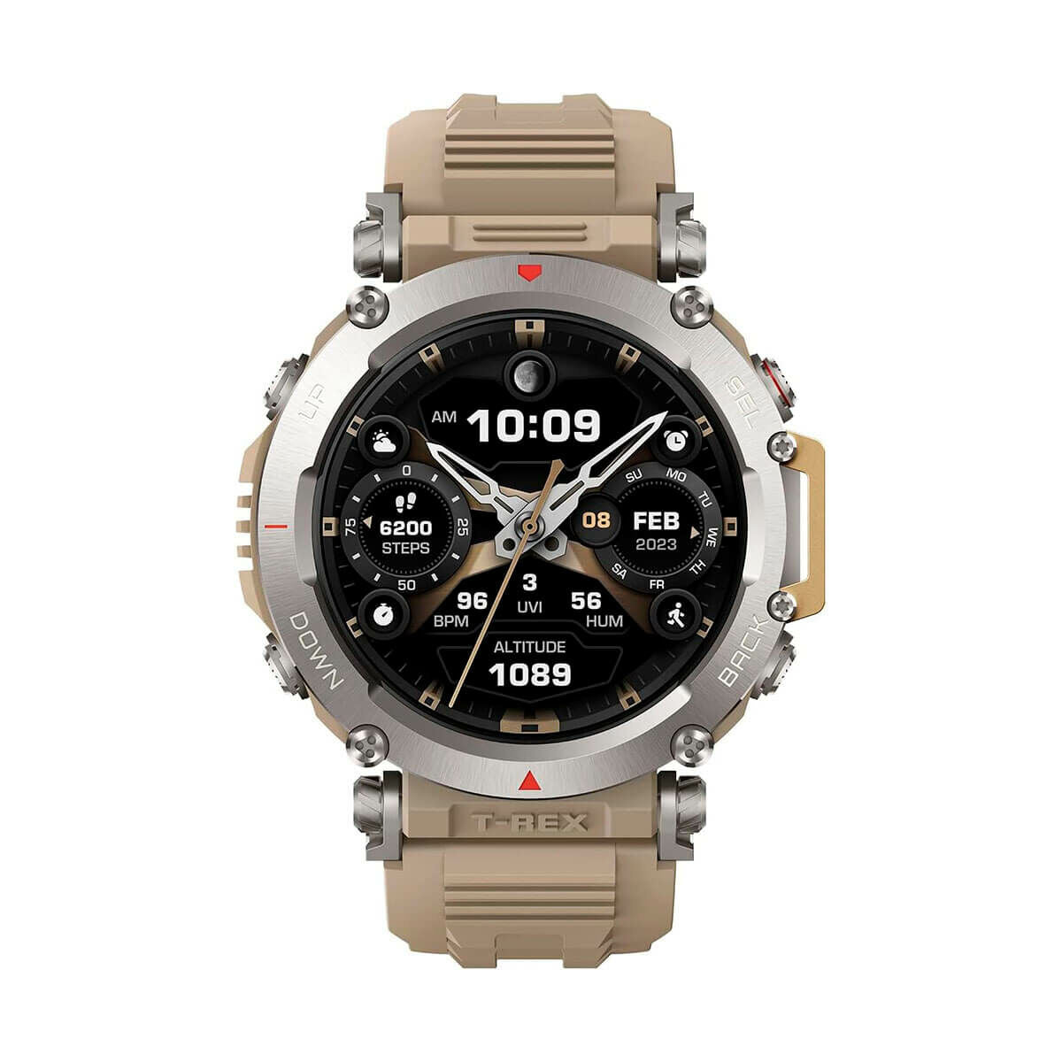 Smartwatch Amazfit T-Rex Ultra Stahl 1,39" - AWK Flagship