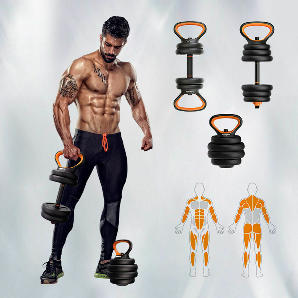 Kettlebell- und Hantelset Xiaomi ORMANC20 - AWK Flagship