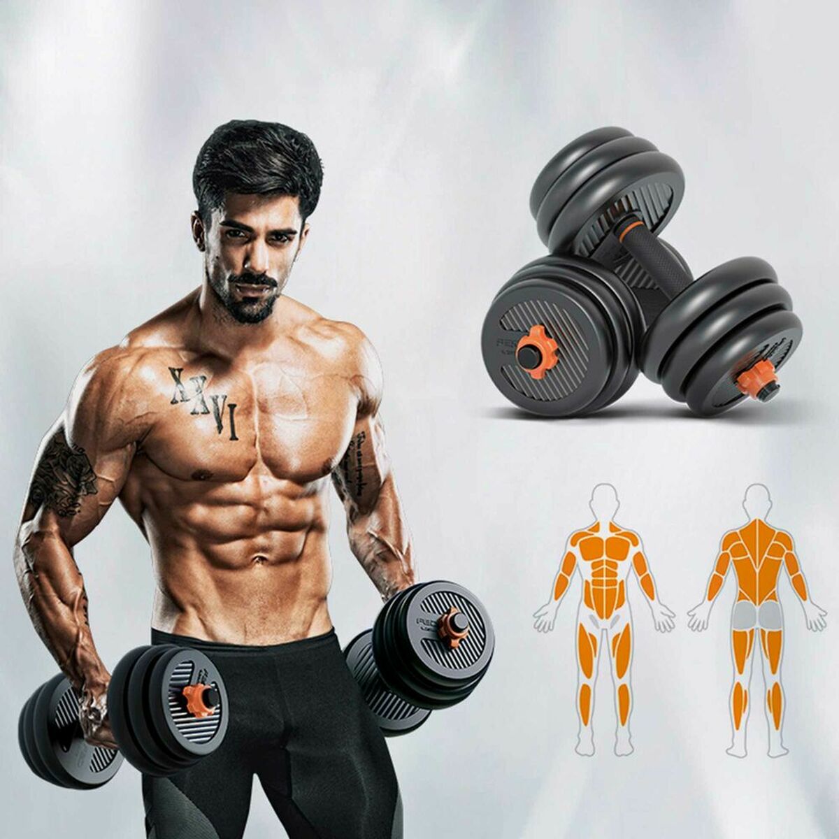 Kettlebell- und Hantelset Xiaomi 40 kg - AWK Flagship