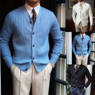 Herren Strickcardigan für Herbst & Winter