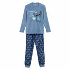 Schlafanzug Stitch Blau Damen Accessoires Online - Mode &